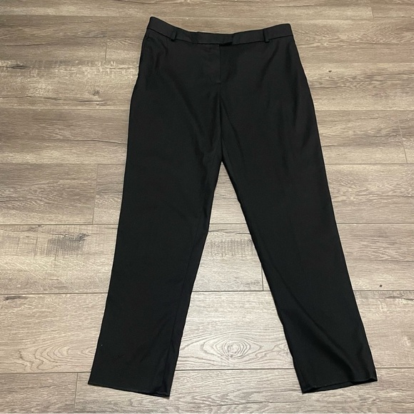 Tiffany and Company Wardrobe Womens Trousers Pants Black Unhemmed Sz US 12 - Picture 1 of 9